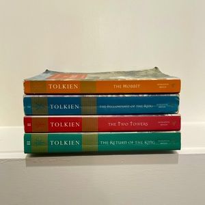 Lord of the Rings Trilogy + The Hobbit Book Set